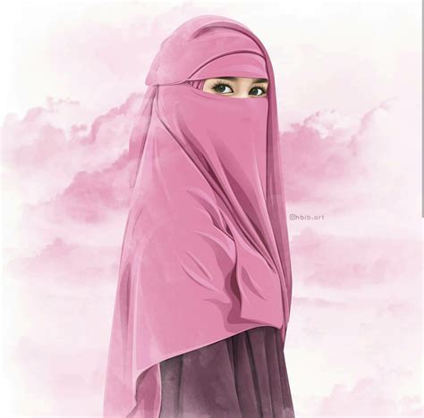 14 Gambar Kartun Wanita Niqab Deyuni Kahyang