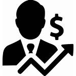Earnings Icon Salesman Income Profit Businessman Transparent