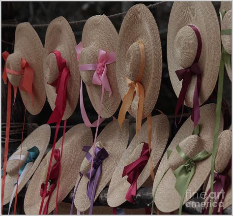 Straw Hats Colonial Williamsburg Photograph By Luv Photography Fine