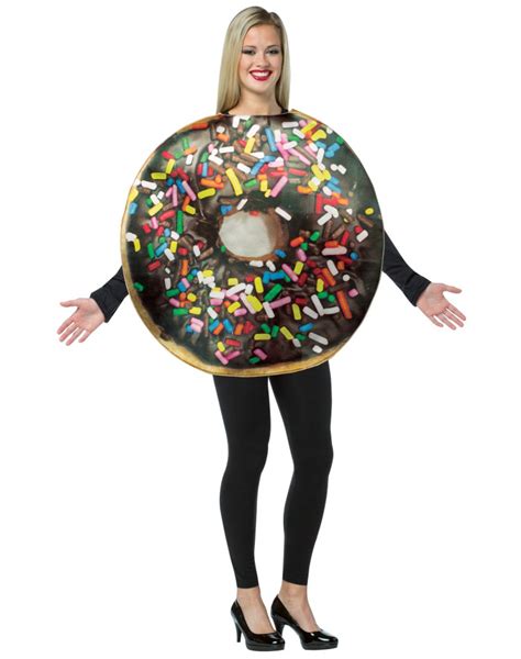 get real doughnut adult costume