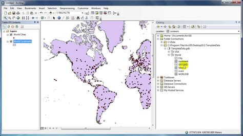 How To Add Data To Arcmap Arcgis Youtube