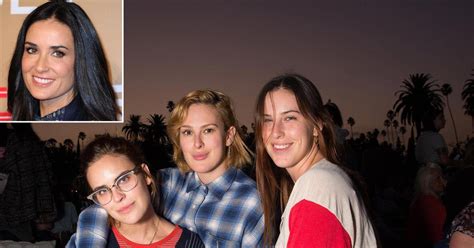 Demi Moore Takes Her 3 Daughters To A Screening Of Her 1995 Film Now And Then Demi Moore Now