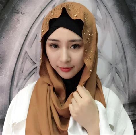 2018 Adult Quantity Promotion Fashion Muslim Diamond Beading Headscarf