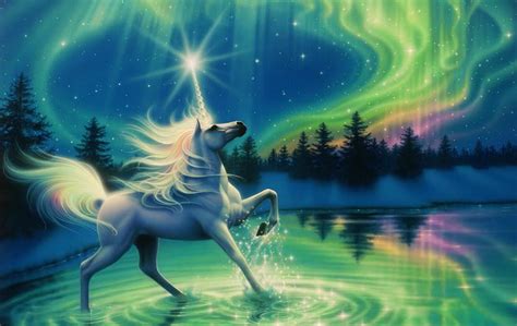 Mystical Unicorn Sky Fantasy Wallpaper Anime Wallpaper Unicorn