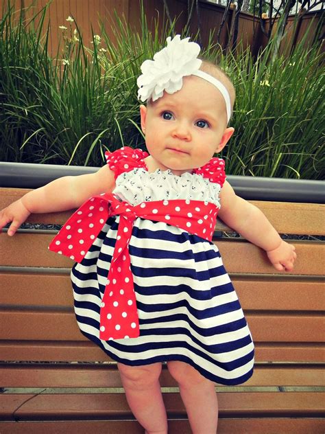 Stars Stripes And Polka Dots 4th Of July Boutique Dress Baby