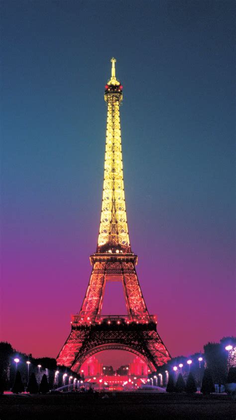 It has been the highest. Colorful Light On Eiffel Tower