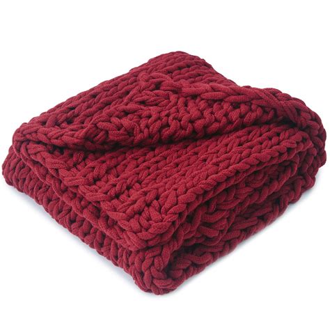 Cheer Collection Ultra Plush And Soft Chunky Cable Knit Throw Blanket