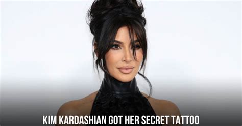 The Night Kim Kardashian Got Her Secret Tattoo A Tale Of Snl Pete