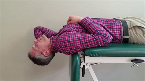 Cervical Retraction Extension Rotation Supine Head Over Edge Of Bed YouTube