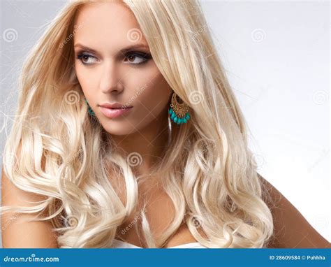 Blonde Hair High Quality Image Stock Photo Image Of Color Model