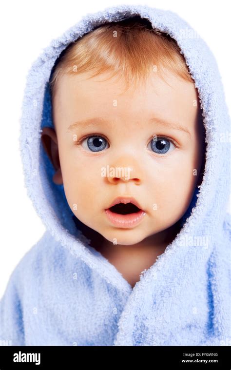 Face Of Amazed And Surprised Baby Boy Stock Photo Alamy