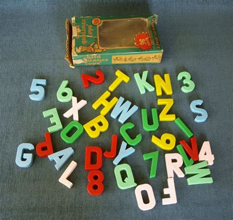 A numeral system or a system of numeration. Vintage Child Guidance Toy 36 Piece Plastic Alphabet and ...