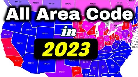 All Area Code List Area Codes In Usa Areacode Youtube Unamed