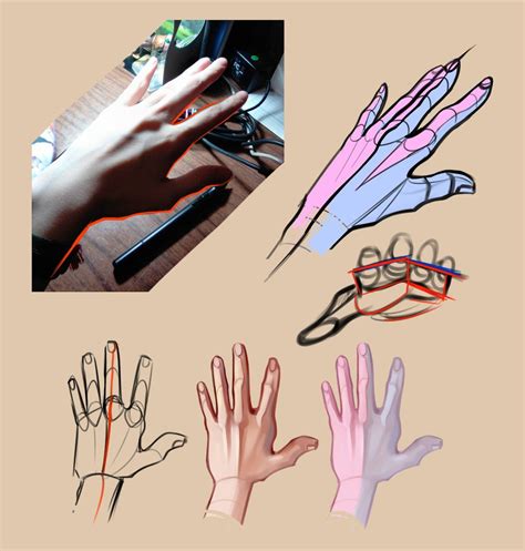 Drawing Tutorial Hands Hands Tutorial Hand Drawing Reference Basic