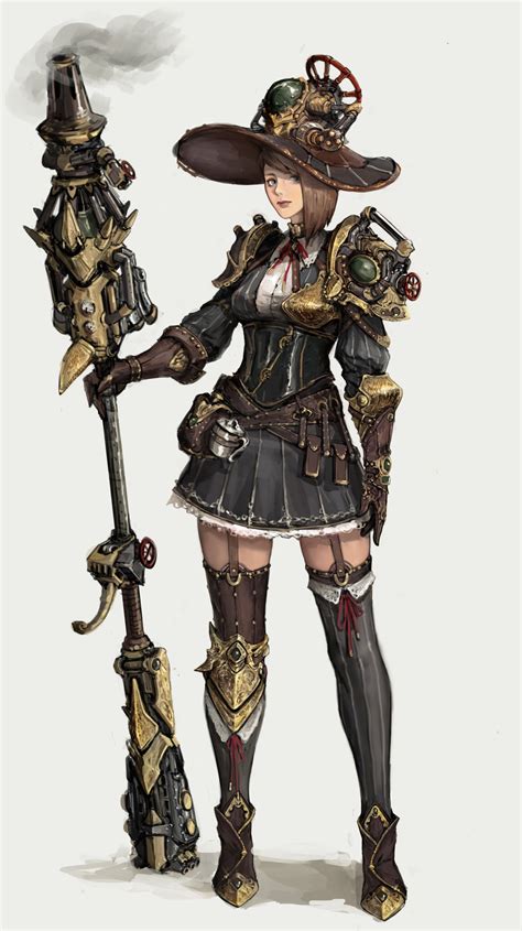 Artstation Character Concept Design Level Pm Steampunk Kunst