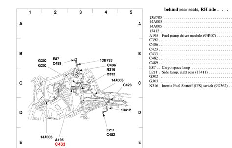 2003 Ford Taurus Fuel Pump Driver Module Location