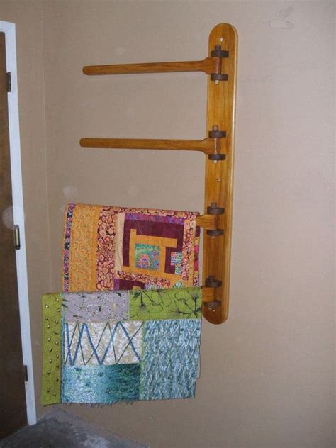 Wall Mounted 4 Rung Quilt Hanger By 12346810 On Etsy 17500 Quilt