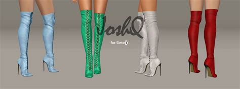 Thigh High Boots Impossible Boot Edit Downloads The Sims 3 Loverslab