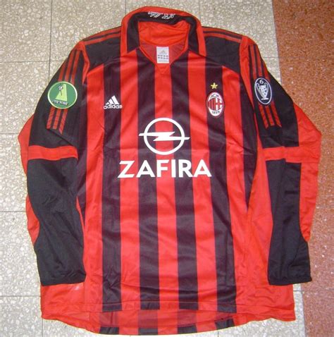 Check spelling or type a new query. AC Milan Home Maillot de foot 2005 - 2006. Sponsored by Opel