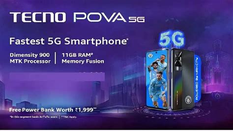 Tecno Launched Its First 5g Smartphone In India It Has Up To 11 Gb Of