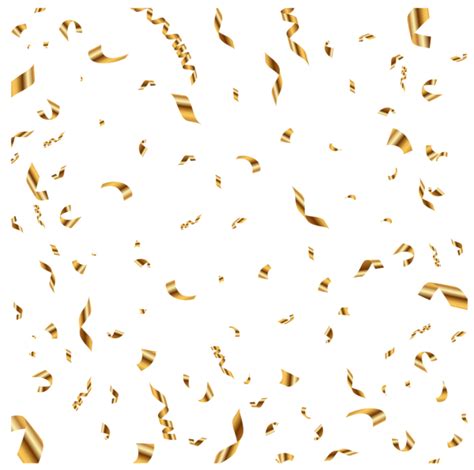 Gold Confetti Transparent Clip Art Image Gold Confetti Art Images