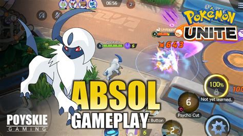 Pokemon Unite Absol Gameplay Youtube