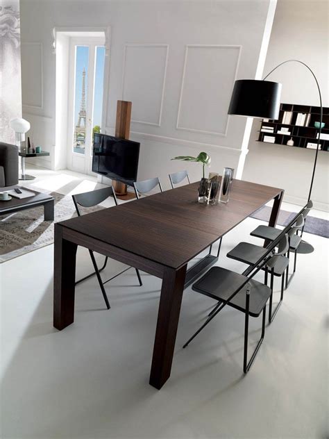 Extending Wooden Console Table A4 By Ozzio Italia Dinning Table