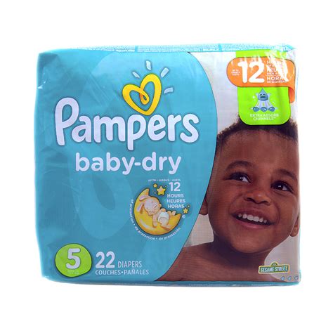 Baby Diaper Pampers Baby Dry Tab Closure Size 5 Disposable Heavy