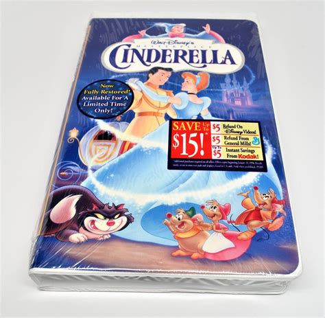 A Walt Disney Masterpiece Cinderella Vhs Cinderella Collectible Vhs