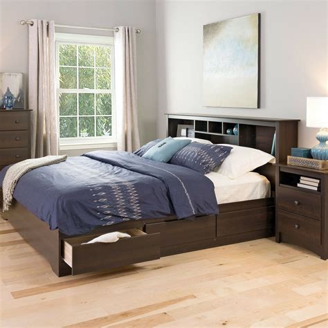 Perhaps you wish for somebody to share your bed with. King Size Bed Platform Storage Bed w 6 Drawer Extra ...