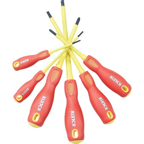 Klutch Insulated Electrical Screwdriver Set — 6 Pc Northern Tool