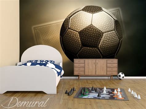 I have tried many companies to get a perfect wallpaper for my room but wasn't satisfied from the end product and customer service. A football trophy - Boy's room wallpaper mural - Photo ...