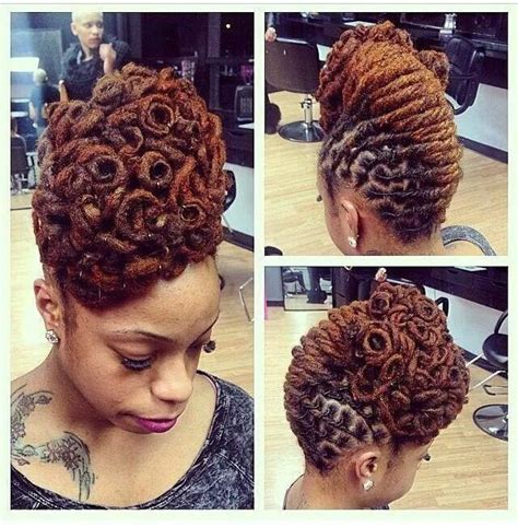 The front of the hair is just a really quick and simple style you can put together if you're in a hurry, if your hair is too oily that day, or just for a. curled rolled and loc'd up | Locs and Natural Hairstyles ...