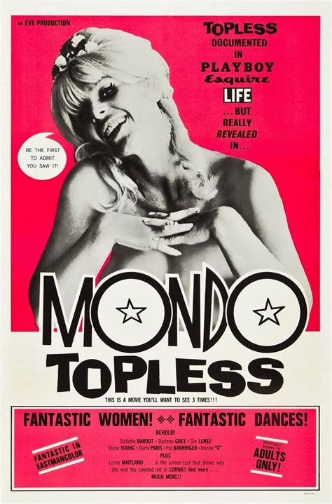 Mondo Topless Sexy Vintage Adult Original Babette Bardot Etsy Australia