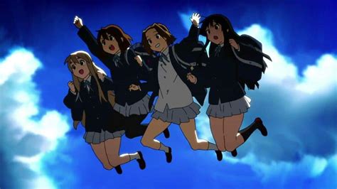Cute Anime Girl Jumping