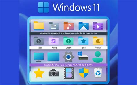 Windows 11 Style Icons