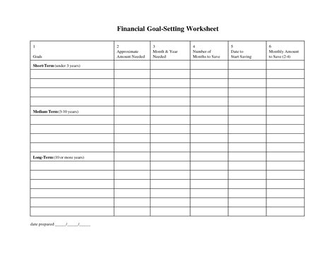 11 Best Images Of Monthly Financial Planning Worksheets Monthly