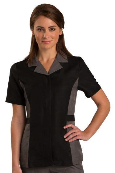 Black Premier Housekeeping Tunic Tunic Shirt Tunic Tops Housekeeping