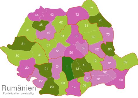Romania Post Codes Digit Interactive Javascript Map Javascript