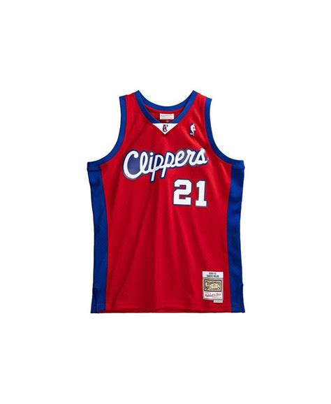 Mitchell And Ness Mens Los Angeles Clippers Hardwood Classic Swingman