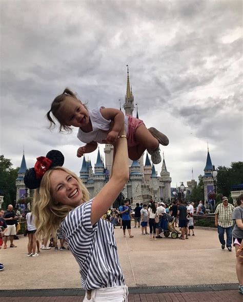 Candice King And Her Daughter At Disney World On June 14th 2017