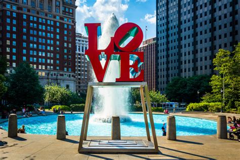 Love Park In Center City Philadelphia Pennsylvania A Grande Life