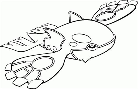 Kyogre Coloring Page Coloring Home