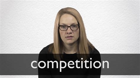 How To Pronounce Competition In British English Youtube