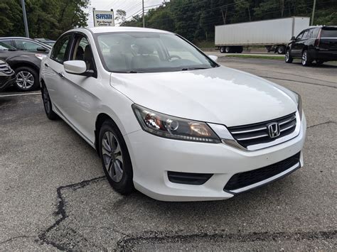 Pre Owned 2015 Honda Accord Lx In White Orchid Pearl Greensburg