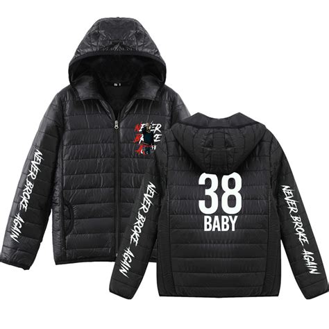 Nba Youngboy Lightweight Down Jacket Men And Women 38 Baby