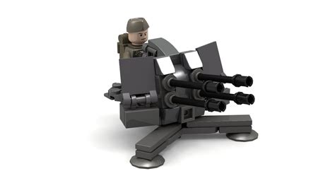 Lego Wwii Flak 38mm Aa Gun Instructions Youtube