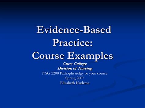 An Introduction To Evidence Based Practice For Beginners