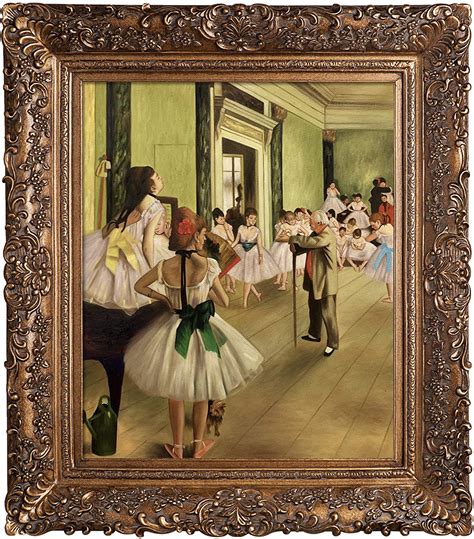 Overstockart Degas The Dance Class Painting With Burgeon