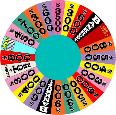 Wheel Of Fortune Wheel 1999 2003 3500 By Darthbladerpegasus On